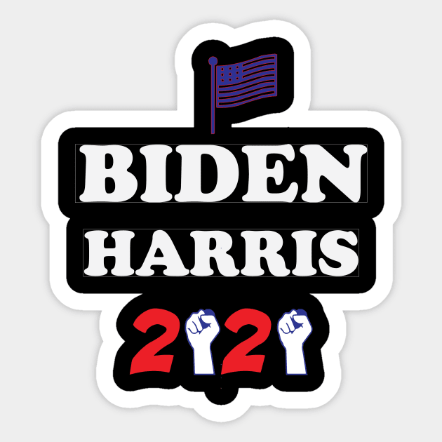 Biden Harris 2020 t- shirt Sticker by MBshirtsboutique